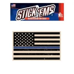 Stick Ems 6x8 Blue Line Flag