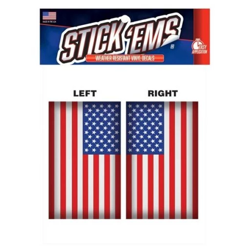 6×8 US Flag Right / Left Side