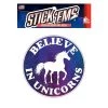 Stick Ems 6x8 Believe in Unicorns Circle