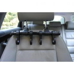 Headrest Multi-Hanger 4 Hook – Black