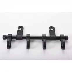 Maxsa Innovations Headrest Multi-Hanger 4 Hook - Black