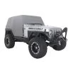 Smittybilt 92-06 WRANGLER (YJ/TJ/LJ) CAB COVER W/DOOR FLAP - WATER RESISTANT - GRAY