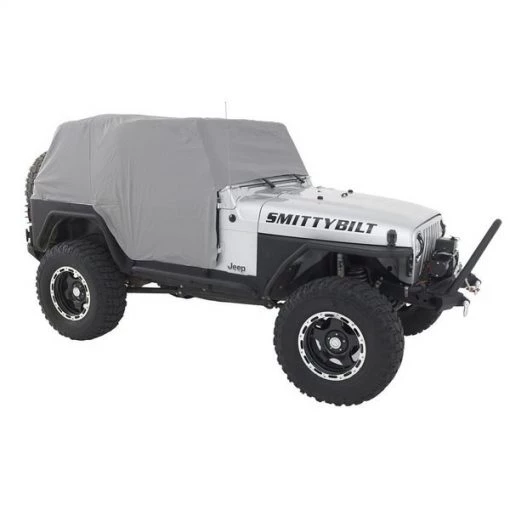 92-06 WRANGLER (YJ/TJ/LJ) CAB COVER W/DOOR FLAP – WATER RESISTANT – GRAY