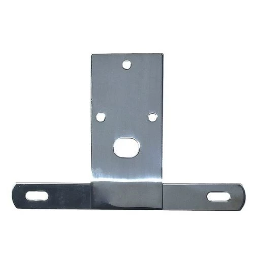 LICENSE PLATE BRACKET, STAINLESS, 76-86 CJ