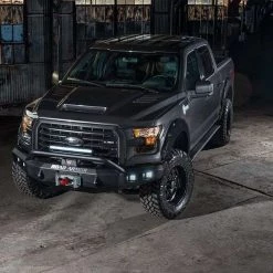 15-16 F150 FRONT STEALTH WINCH BUMPER W/ PRE-RUNNER / SATIN BLACK