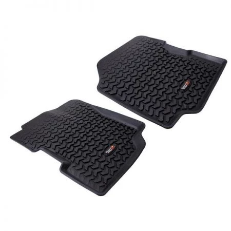 Rugged Ridge 76-95 WRANGLER CJ/ YJ ALL TERRAIN FLOOR LINER PAIR BLACK