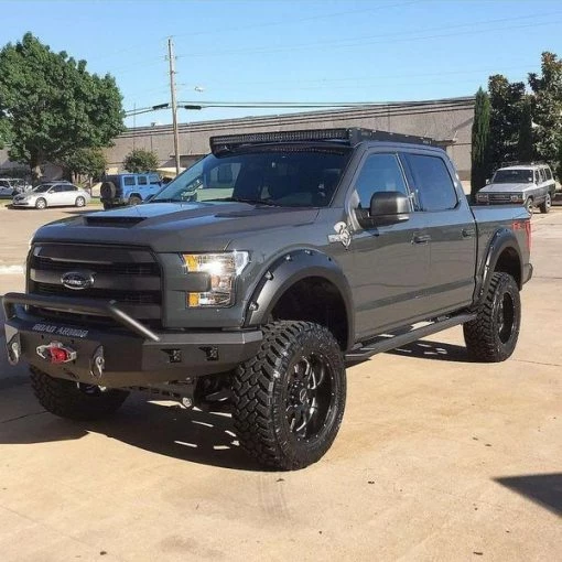 15-16 F150 FRONT STEALTH WINCH BUMPER W/ PRE-RUNNER / SATIN BLACK