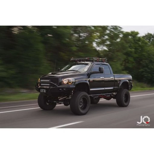 06-09 DODGE RAM HD FRONT STEALTH WINCH BUMPER, PRE-RUNNER GUARD, SATIN BLACK