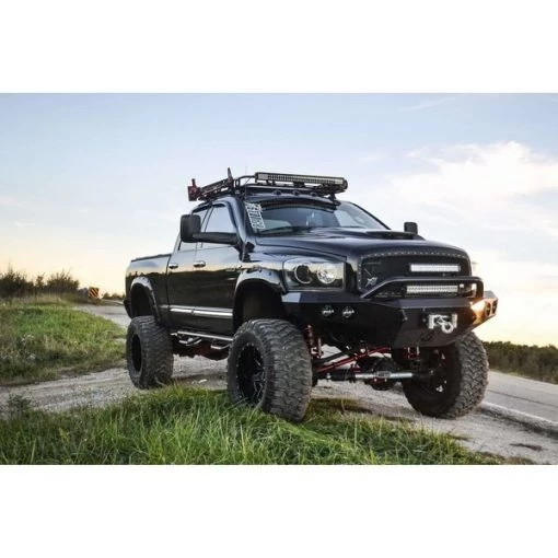 06-09 DODGE RAM HD FRONT STEALTH WINCH BUMPER, PRE-RUNNER GUARD, SATIN BLACK