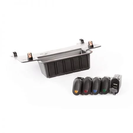 Rugged Ridge LOWER SWITCH PANEL KIT, 11-18 JEEP WRANGLER JK/JKU