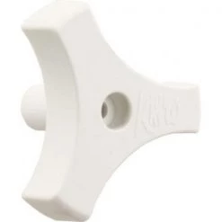 9/16IN TRI-LUG WINDOW KNOB, WHITE