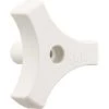 Jr Products 13/16IN TRI-LUG WINDOW KNOB, WHITE