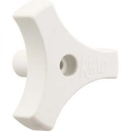 Jr Products 13/16IN TRI-LUG WINDOW KNOB, WHITE