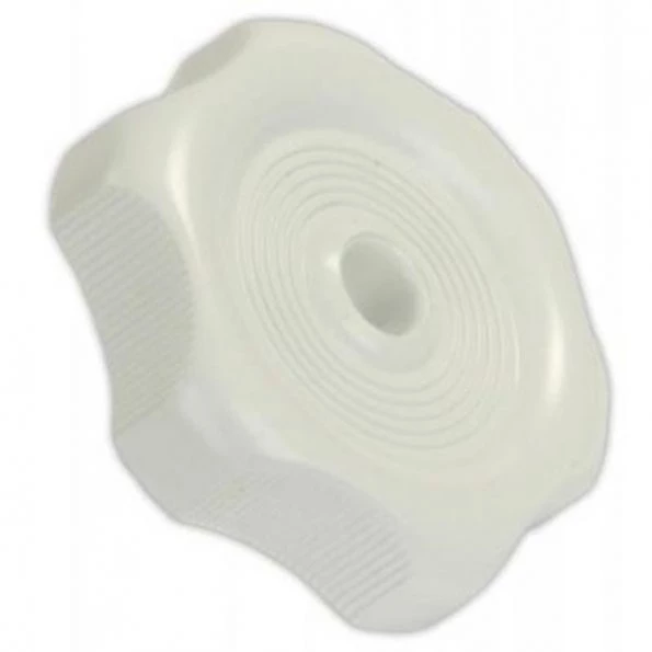 WINDOW KNOB W/1IN SHAFT, WHITE