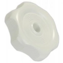 WINDOW KNOB W/1/2IN SHAFT, WHITE