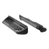 Luverne SIDE ENTRY STEPS-BLACK RUNNING BOARDS BLACK TEXTURED POWDER COAT(BRKTS