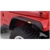 Bushwacker 87-95 JEEP WRANGLER YJ FLAT STYLE FENDER FLARES/FRONT ONLY