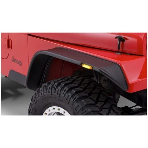 87-95 JEEP WRANGLER YJ FLAT STYLE FENDER FLARES/FRONT ONLY