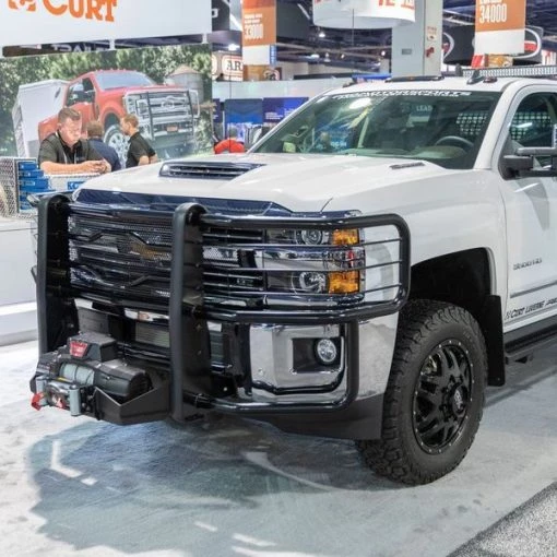 PROWLER MAX GRILLE GUARD BLACK SMOOTH POWDER COAT