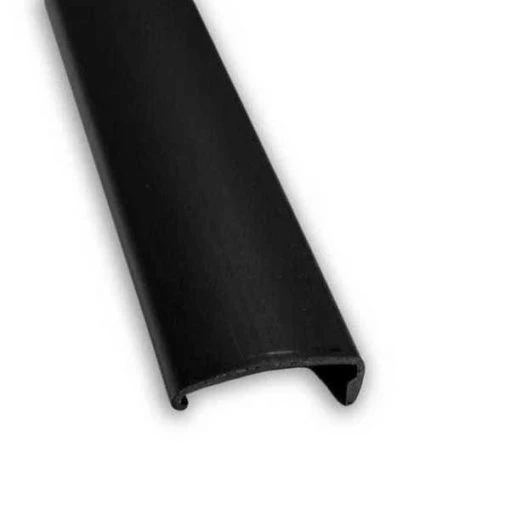 76IN SNAP TRIM SCREW COVER, BLACK (CUT TO LENGTH NEEDED)