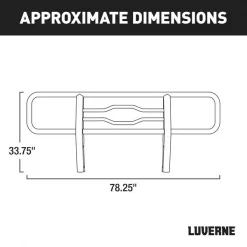 Luverne Truck Equipment 2IN TUBULAR GRILLE GUARD CHROME 4 2IN TUBULAR GRILLE GUARD CHROME
