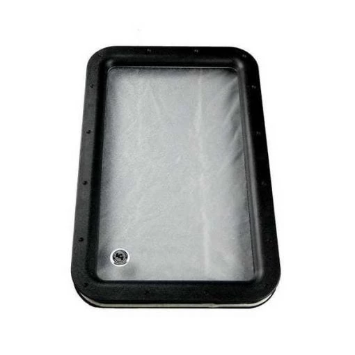 12IN X 21IN INNER AND OUTER WINDOW FRAME W/SEAL, BLACK