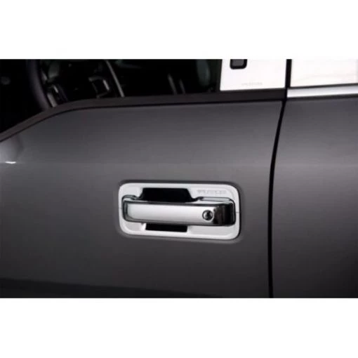 15-C F150 2DR DELUXE CHROME DOOR HANDLE COVERS W/DRIVER KEYHOLE
