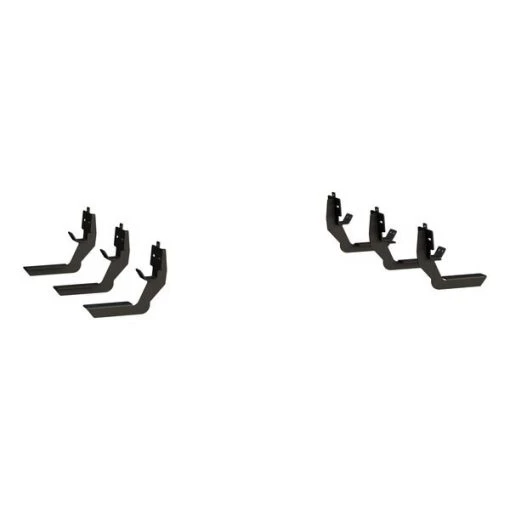 GRIP STEPS & BRACKETS RUNNING BOARD ROCKER MOUNTING BRACKET BLACK TEXT