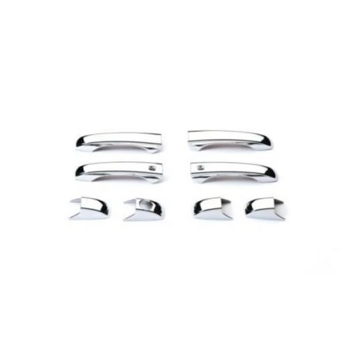 12-14 GRAND CHEROKEE 4DR W/SMART KEY HANDLES CHROME DOOR HANDLE COVERS