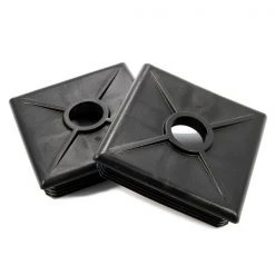 BUMPER CAPS BLACK 2 PER CARD