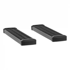 Luverne Truck Equipment GRIP STEP 7IN RUNNING BOARDS BLACK TEXTURED POWDER COAT