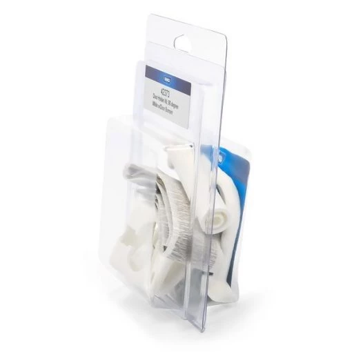 DOOR HOLDER KIT, 90 DEGREE WHITE W/DOOR BUMPER