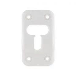 DOOR HOLDER KIT, 90 DEGREE WHITE W/DOOR BUMPER