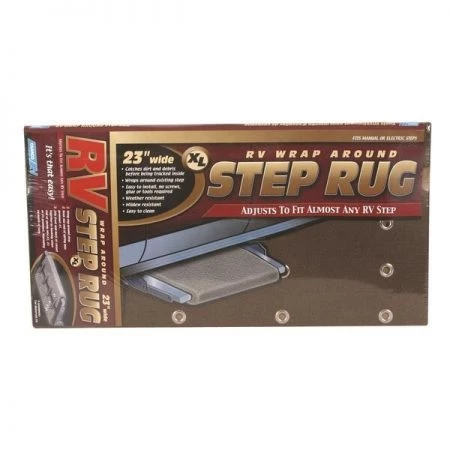 Camco STEP RUG, XL BROWN 23INW X 22INL
