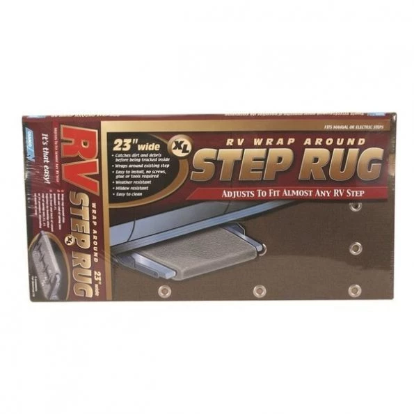 Camco STEP RUG, XL BROWN 23INW X 22INL 1 STEP RUG, XL BROWN 23INW X 22INL
