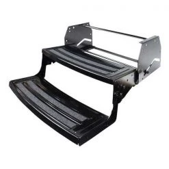 Lippert 24IN RADIUS DOUBLE STEEL STEP - MANUAL