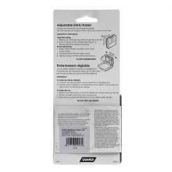 ADJUSTABLE DRINK HOLDER, BROWN