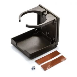 ADJUSTABLE DRINK HOLDER, BROWN