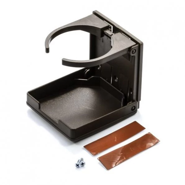 ADJUSTABLE DRINK HOLDER, BROWN