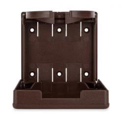 ADJUSTABLE DRINK HOLDER, BROWN