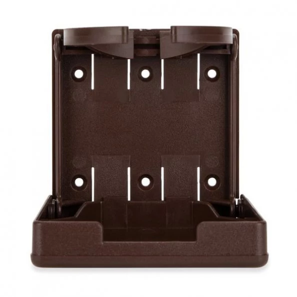 ADJUSTABLE DRINK HOLDER, BROWN