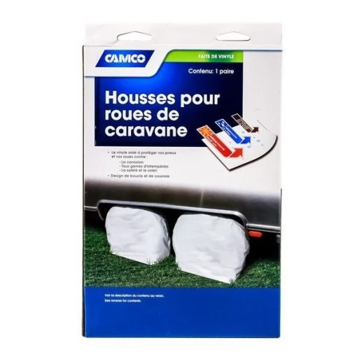 COVER, WHEEL&TIRE PROTECTORS 33-35IN, BLACK VINYL, SET OF 2