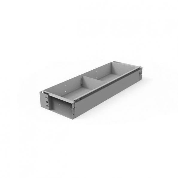 Kargo Master SINGLE 40IN W/LOCKING SHELF DRAWER WITH (1) DIVIDER AND COMPATABLE KEY LOCK, GREY 1 SINGLE 40IN W/LOCKING SHELF DRAWER WITH (1) DIVIDER AND COMPATABLE KEY LOCK, GREY