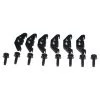 Crown Automotive HARD TOP HARDWARE KIT, INCLUDES 6 RETAINERS AND 8 SCREWS
