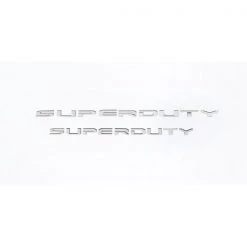 17-C F250/F350/F450 STAMPED STAINLESS STEEL HOOD/FRONT FORD LETTERING