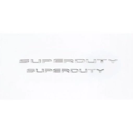 17-C F250/F350/F450 STAMPED STAINLESS STEEL HOOD/FRONT FORD LETTERING