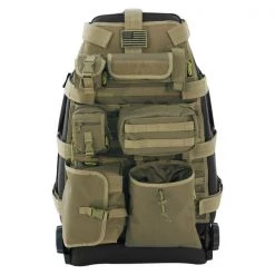 Smittybilt 76-18 CJ & WRANGLER (YJ/TJ/LJ/JK) GEAR SEAT COVER - FRONT - O.D. GREEN