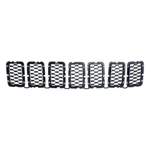 BLACK HONEYCOMB GRILLE INSERT SET FOR VARIOUS 2016-2019 JEEP WK GRAND