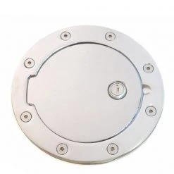 All Sales 14-18 SILVERADO/SIERRA1500/15-18 GM 2500/3500 CHROME LOCKING FUEL DOOR