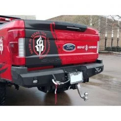 17-17 F250/F350/F450/F550 SUPER DUTY REAR STEALTH WINCH BUMPER, SATIN